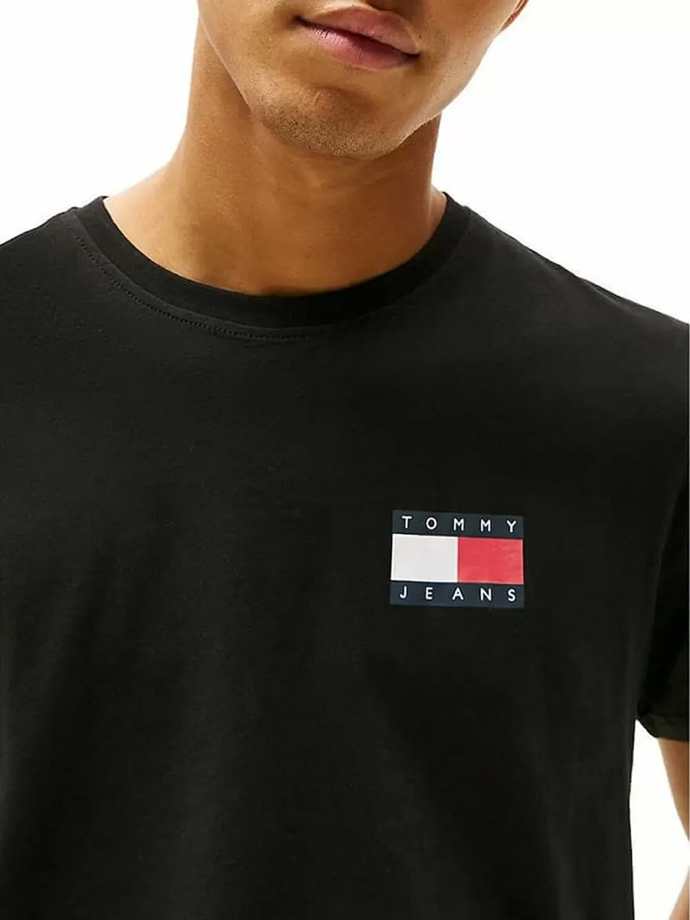 TOMMY HILFIGER Ανδρικό T-Shirt Flag - 100% Οργανικό Βαμβάκι