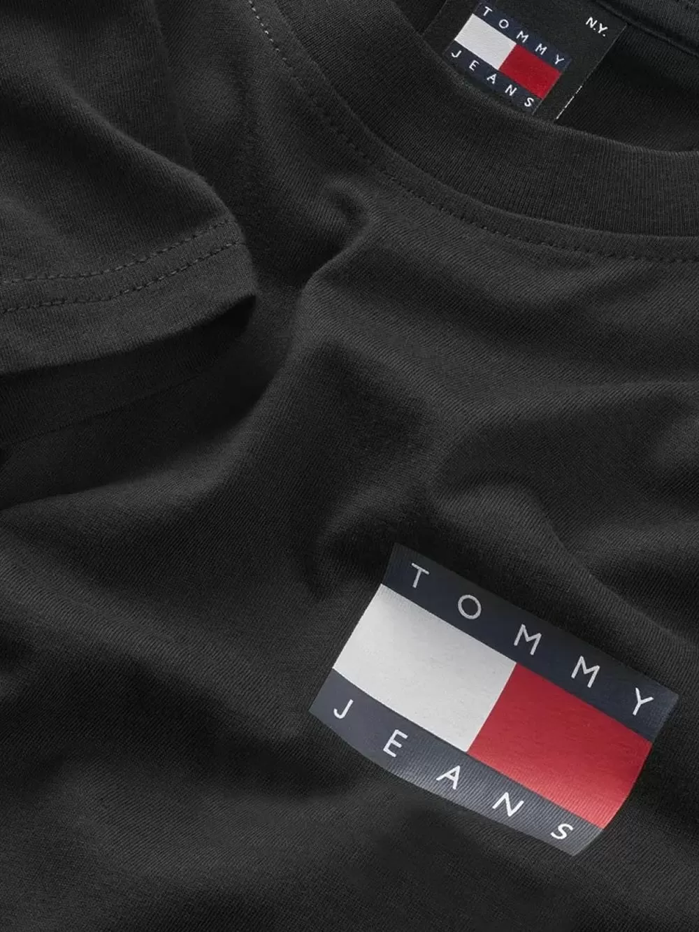TOMMY HILFIGER Ανδρικό T-Shirt Flag - 100% Οργανικό Βαμβάκι