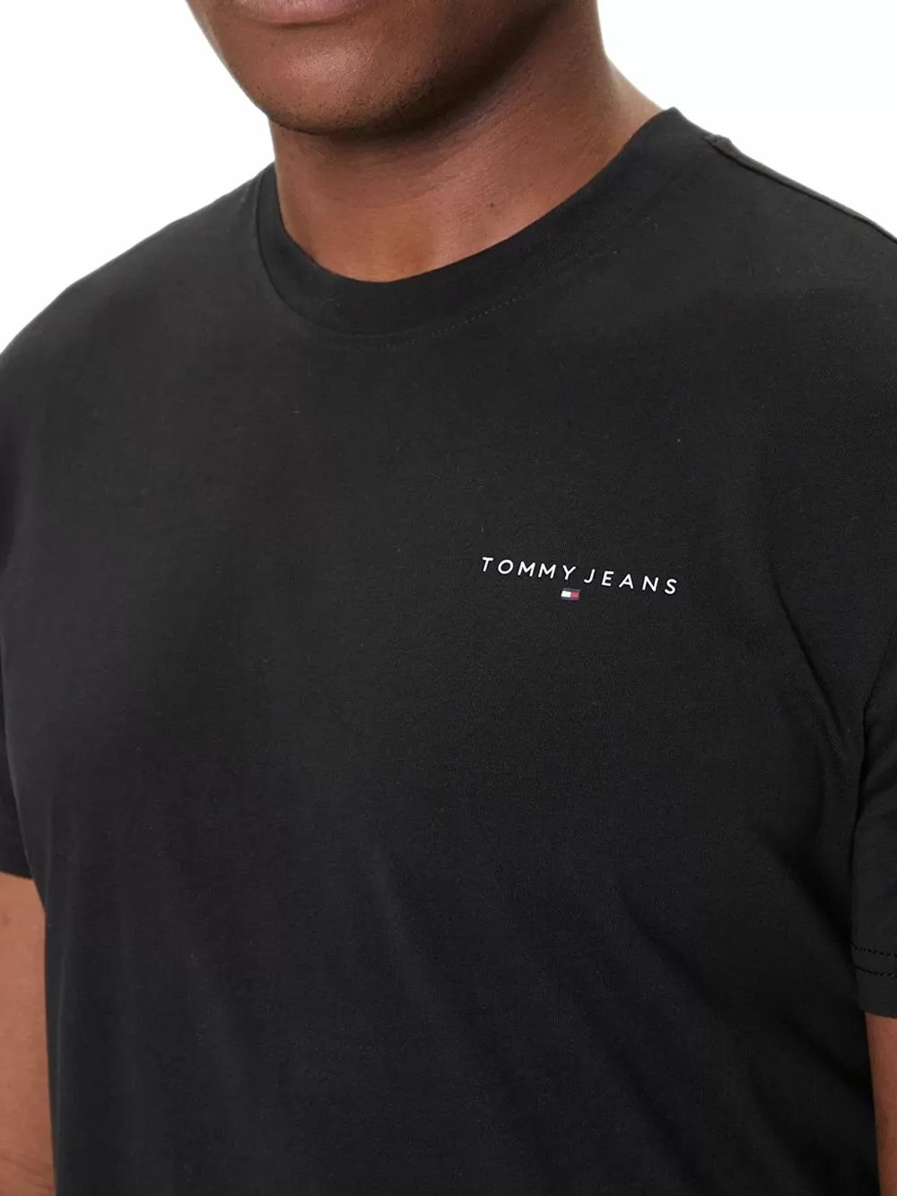 TOMMY HILFIGER Ανδρικό T-Shirt Slim Fit - 100% Βαμβάκι - Διακριτικό Logo