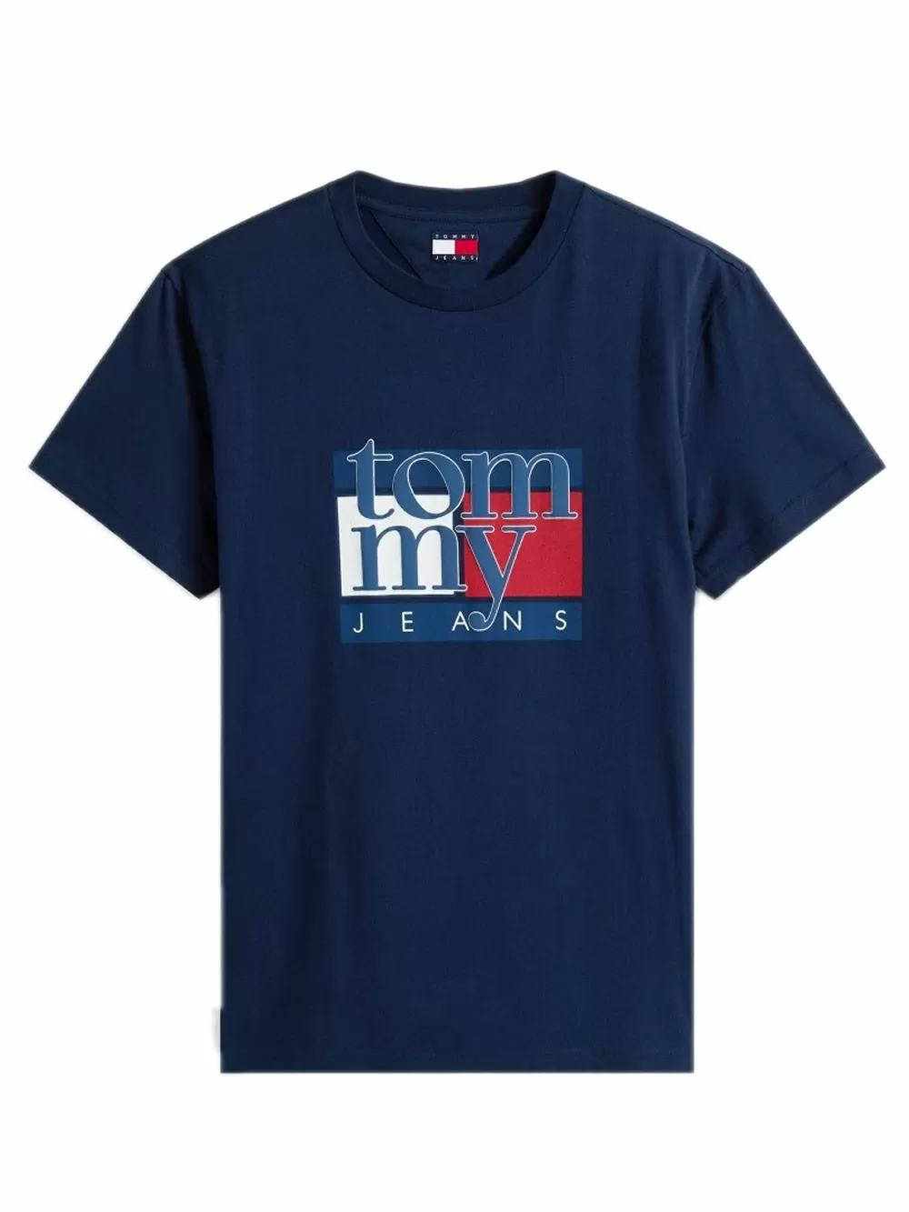 TOMMY HILFIGER Ανδρικό T-Shirt Flag Logo - 100% Βαμβακερό