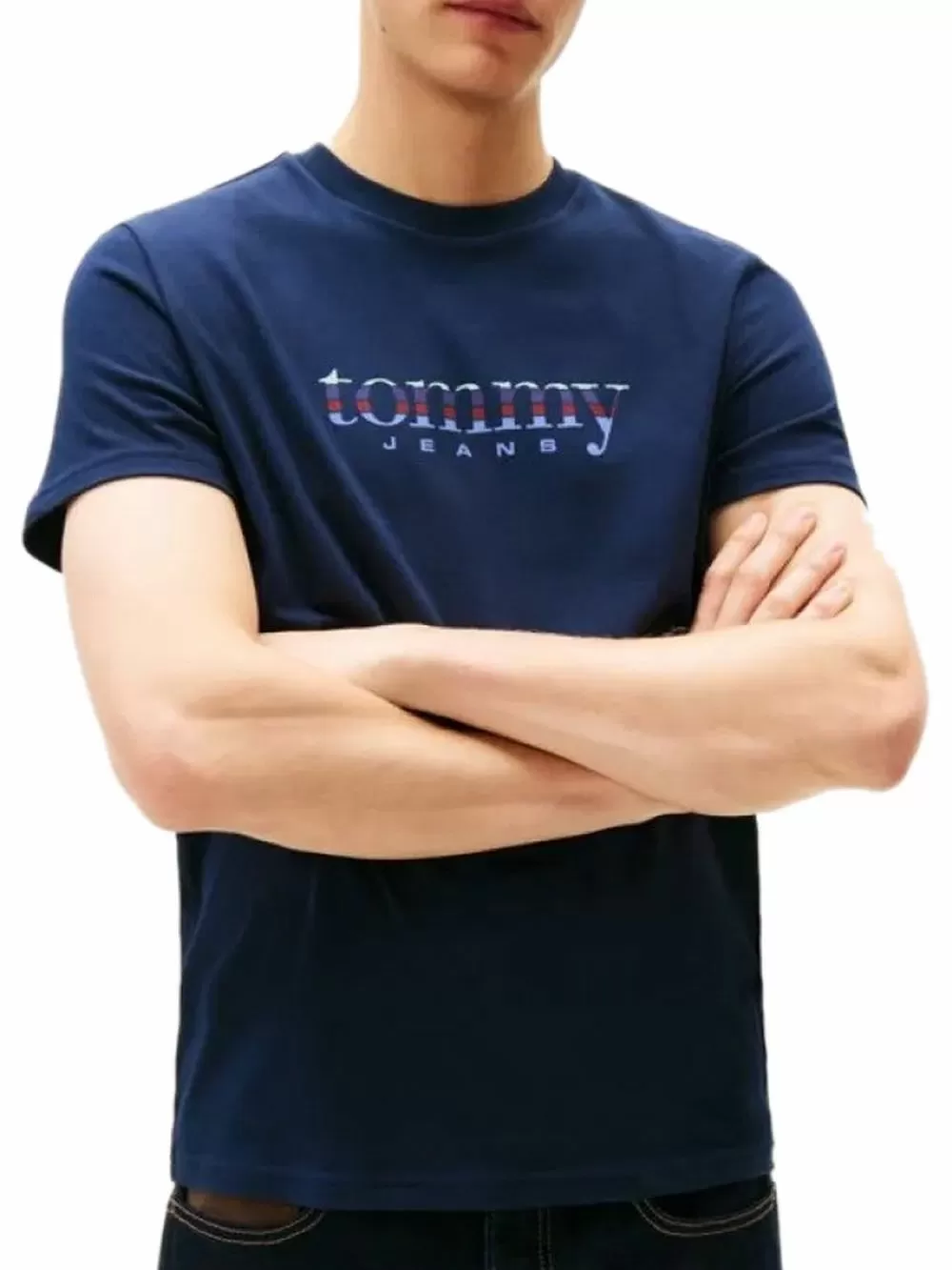 TOMMY HILFIGER Ανδρικό T-Shirt Crew Neck - 100% Βιώσιμο Βαμβάκι