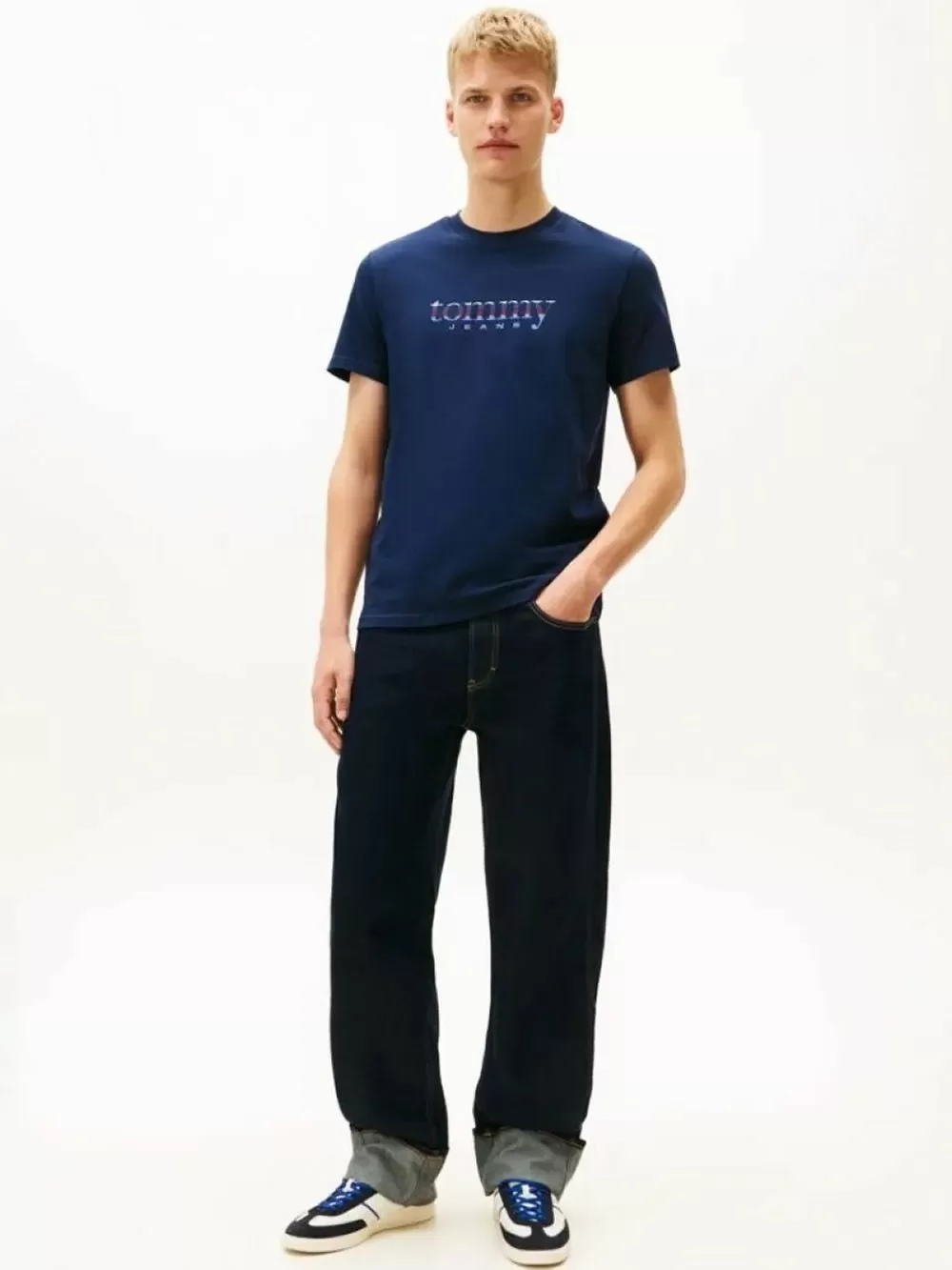 TOMMY HILFIGER Ανδρικό T-Shirt Crew Neck - 100% Βιώσιμο Βαμβάκι