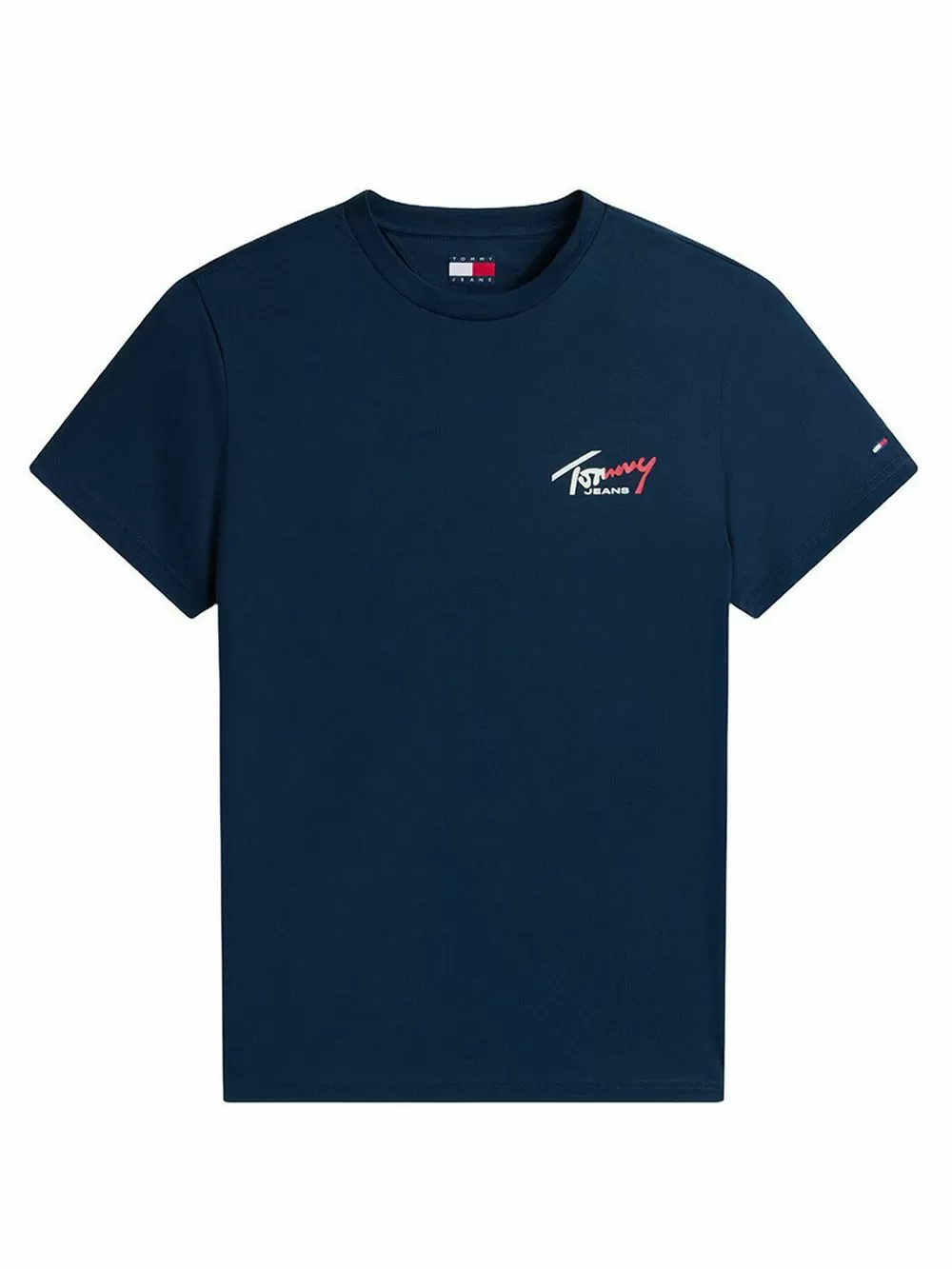 TOMMY HILFIGER Ανδρικό T-Shirt Slim Fit - 100% Βιώσιμο Βαμβάκι- Διακριτικό Logo