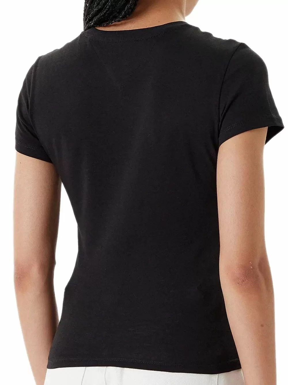 TOMMY HILFIGER Γυναικείο T-Shirt Slim Essential Logo - Απαλό & Ελαστικό