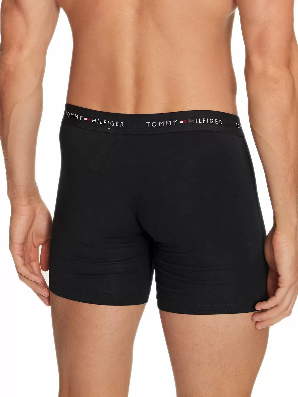 TOMMY HILFIGER Boxer Short Μακρύ - Ελαστικό Eco Βαμβάκι - Πακέτο με 3