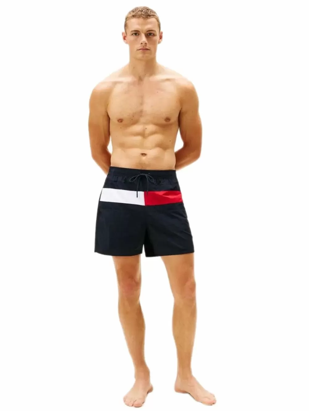 TOMMY HILFIGER Ανδρικό Μαγιό Μεσαίου Μήκους - Τσέπες - Flag Logo