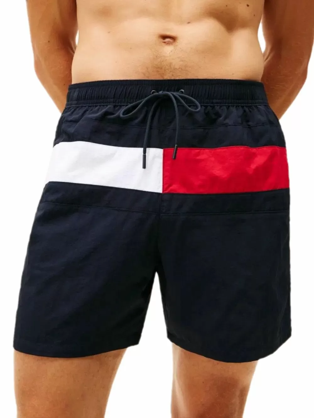 TOMMY HILFIGER Ανδρικό Μαγιό Μεσαίου Μήκους - Τσέπες - Flag Logo