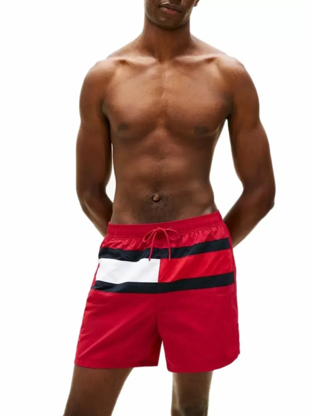 TOMMY HILFIGER Ανδρικό Μαγιό Μεσαίου Μήκους - Τσέπες - Flag Logo