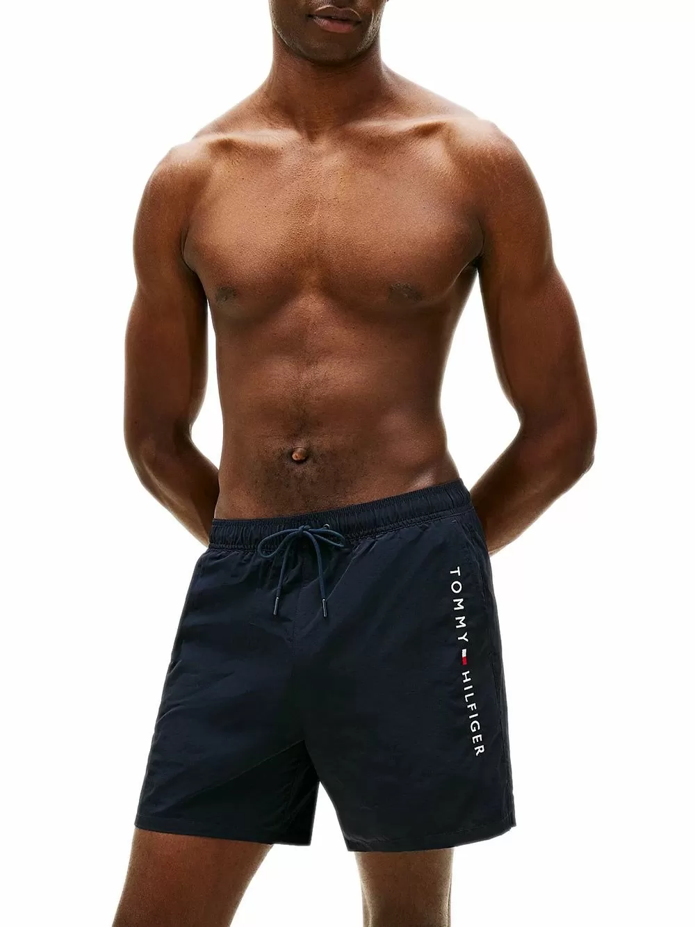 TOMMY HILFIGER Ανδρικό Μαγιό Μεσαίου Μήκους Desert Sky - Τσέπες - Logo
