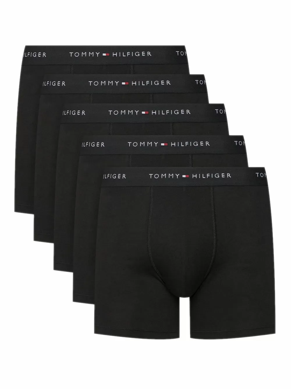 TOMMY HILFIGER Boxer Μακρύ - Ελαστικό Βαμβάκι - Πακέτο με 5