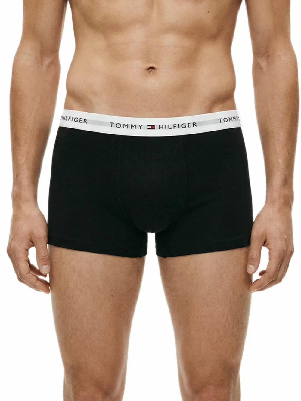 TOMMY HILFIGER Signature Repeat Logo Boxer - Ελαστικό Βαμβάκι - Πακέτο με 3