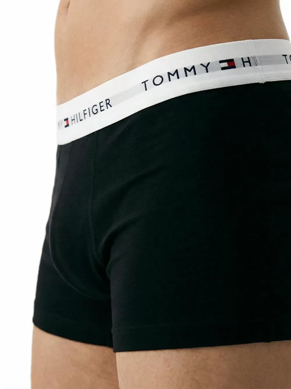 TOMMY HILFIGER Signature Repeat Logo Boxer - Ελαστικό Βαμβάκι - Πακέτο με 3