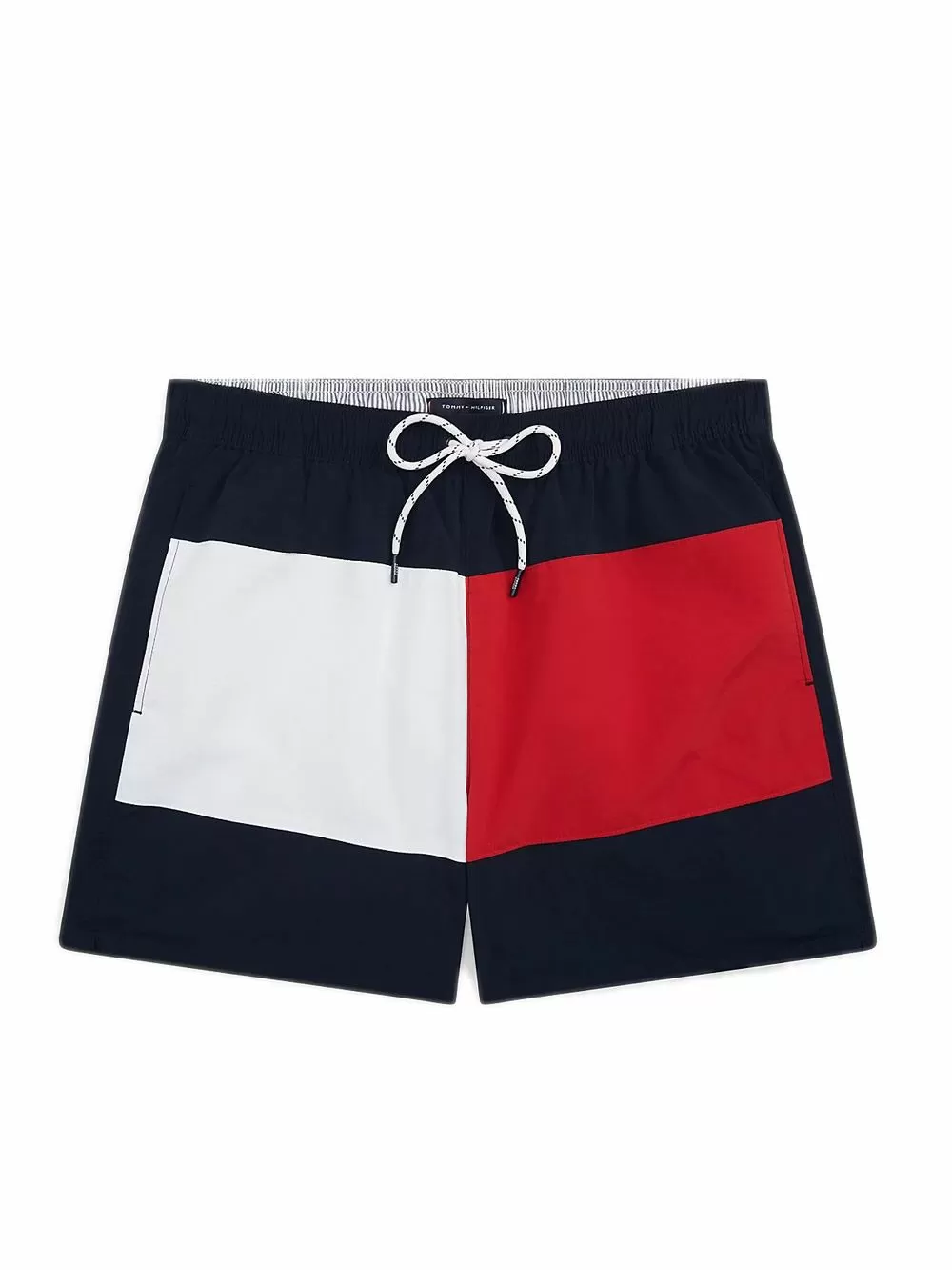TOMMY JEANS Ανδρικό Μαγιό Drawstring Solid - Τσέπες - Logo