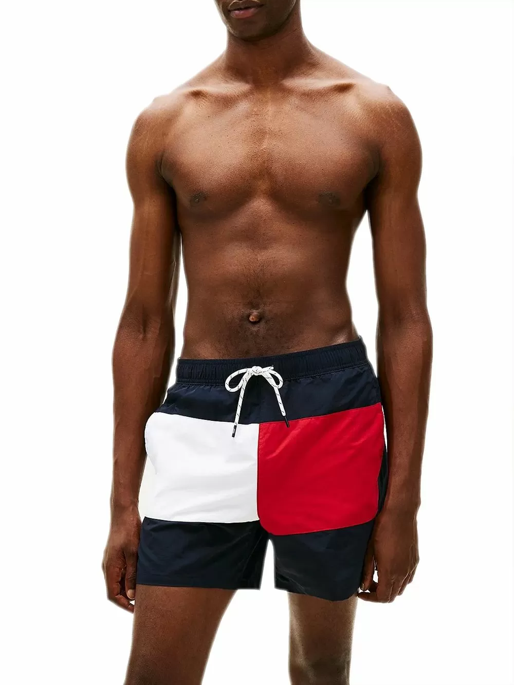 TOMMY JEANS Ανδρικό Μαγιό Drawstring Solid - Τσέπες - Logo