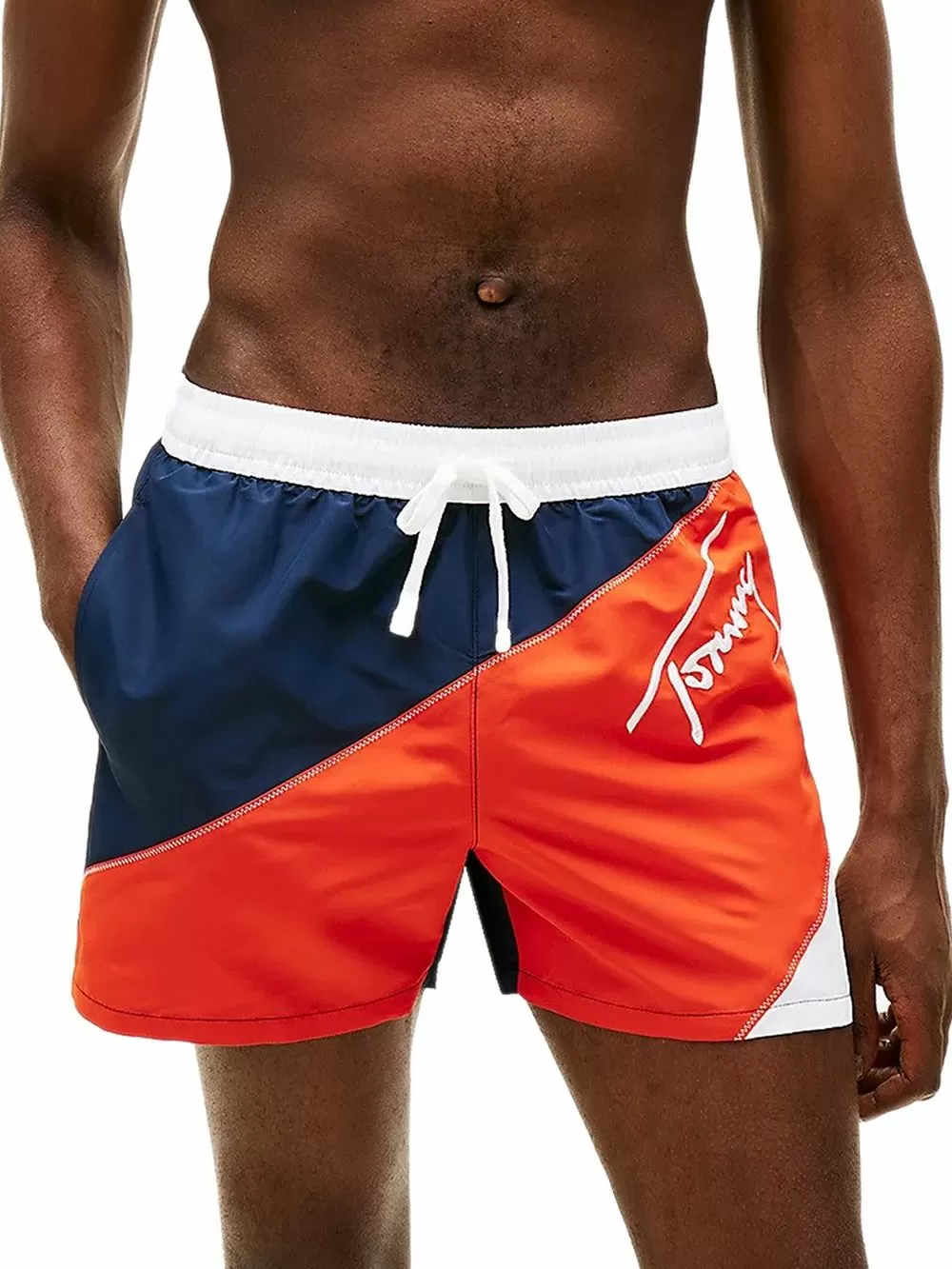 TOMMY HILFIGER Ανδρικό Μαγιό Σορτς - Signature Ανάγλυφο Logo