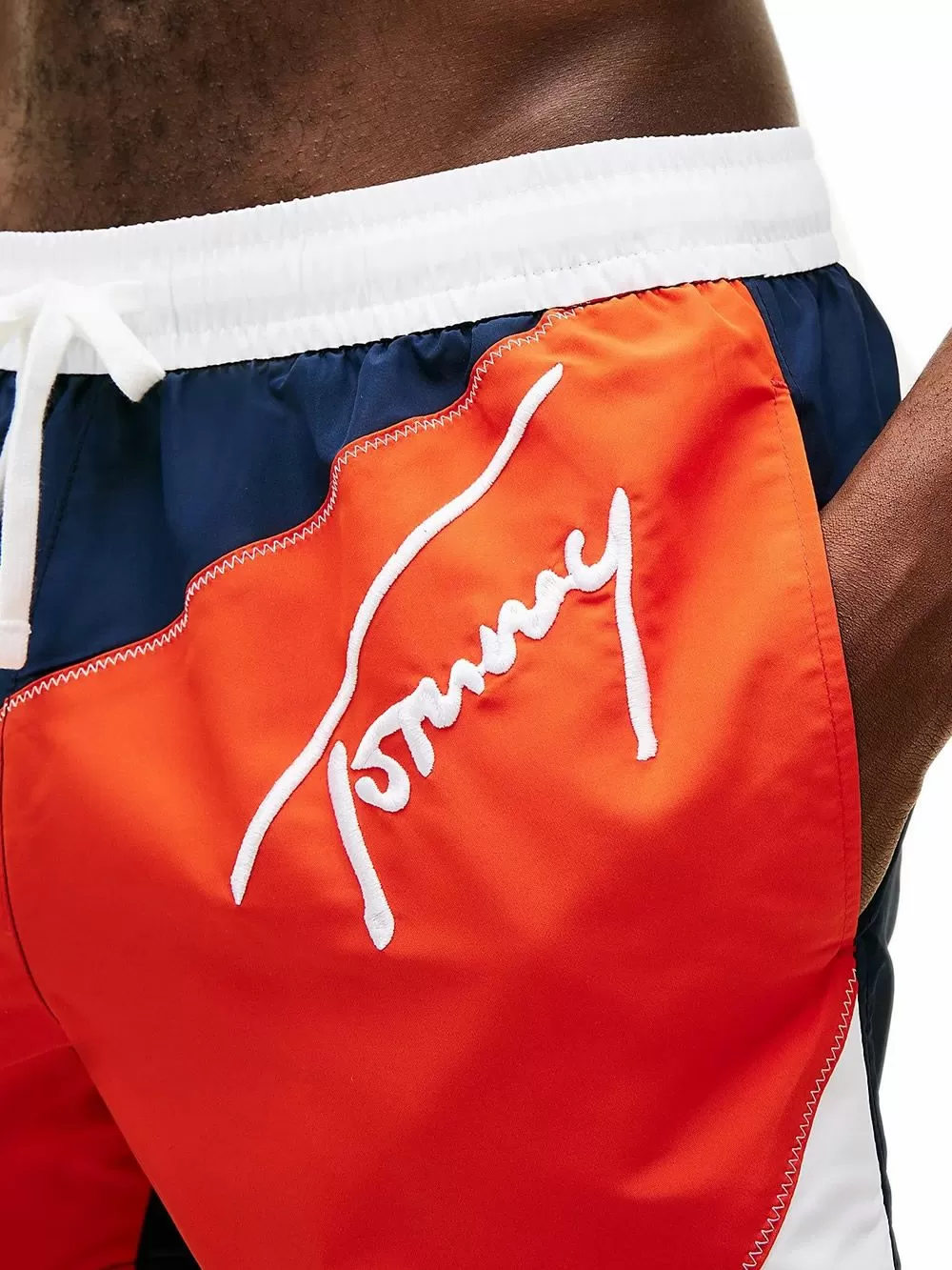 TOMMY HILFIGER Ανδρικό Μαγιό Σορτς - Signature Ανάγλυφο Logo