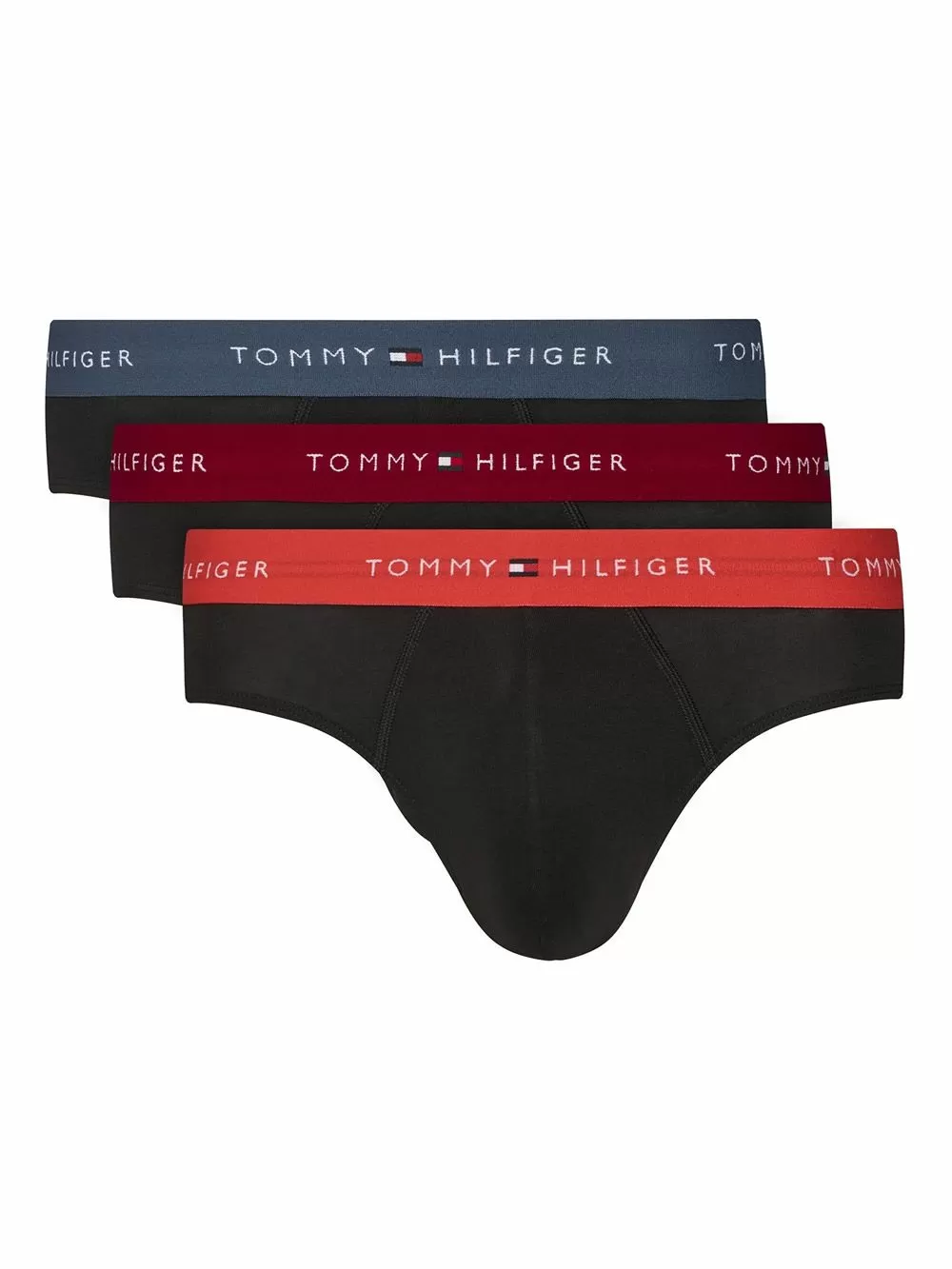 TOMMY HILFIGER Slip - Ελαστικό Βαμβάκι - Repeat Logo - Πακέτο με 3