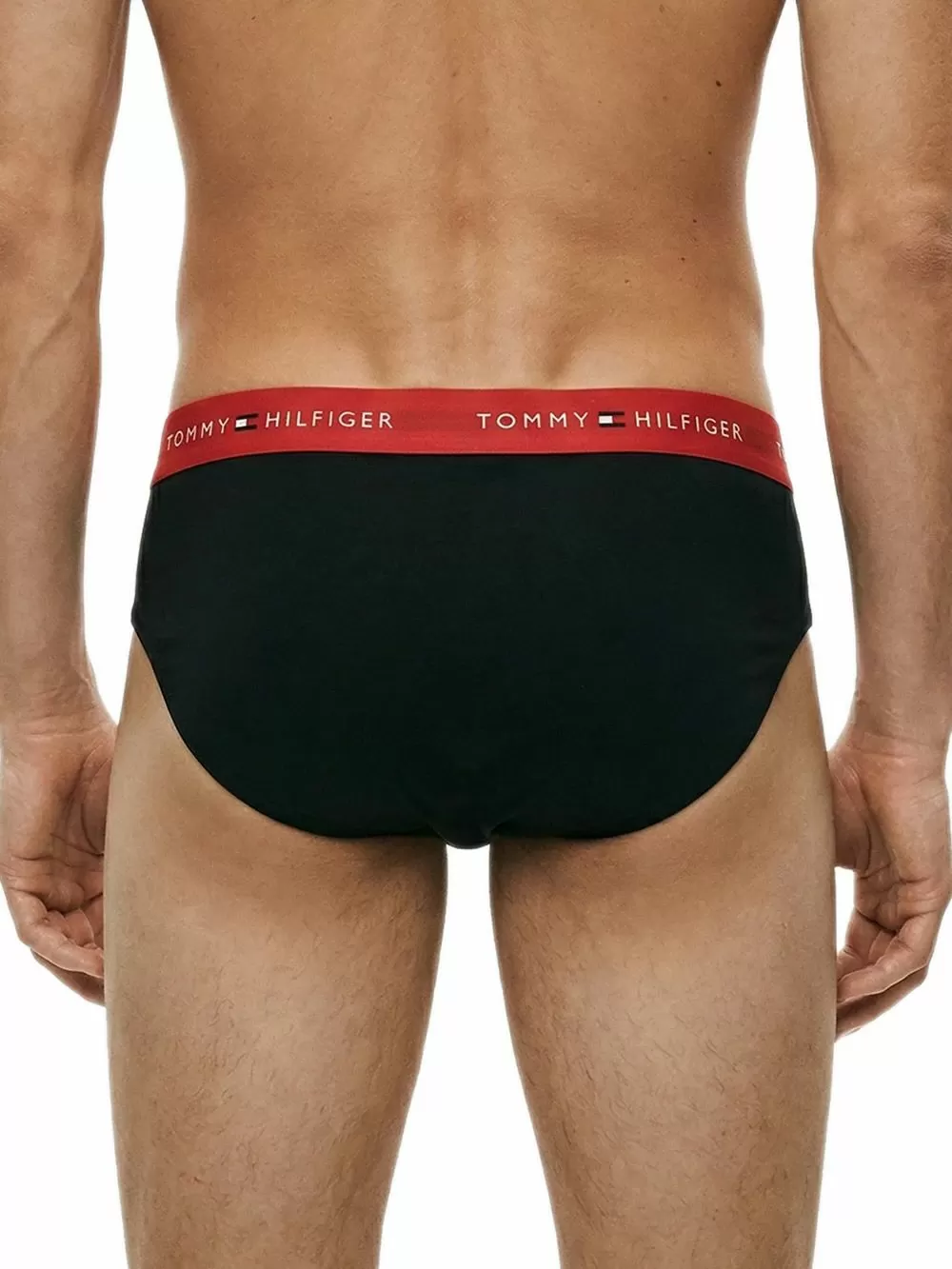 TOMMY HILFIGER Slip - Ελαστικό Βαμβάκι - Repeat Logo - Πακέτο με 3
