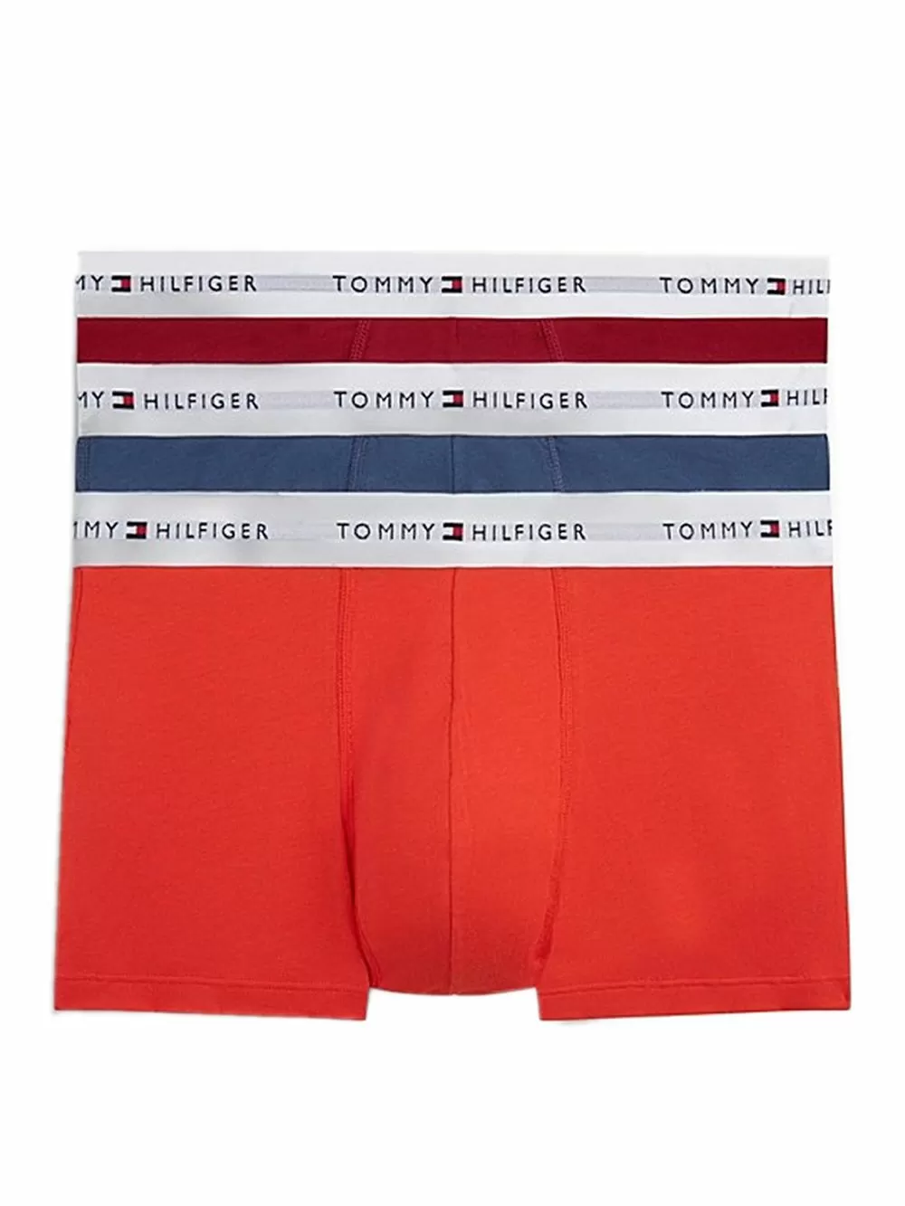 TOMMY HILFIGER Signature Repeat Logo Boxer - Ελαστικό Βαμβάκι - Πακέτο με 3