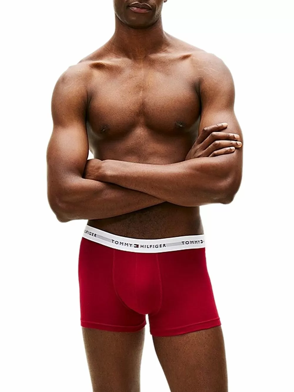 TOMMY HILFIGER Signature Repeat Logo Boxer - Ελαστικό Βαμβάκι - Πακέτο με 3