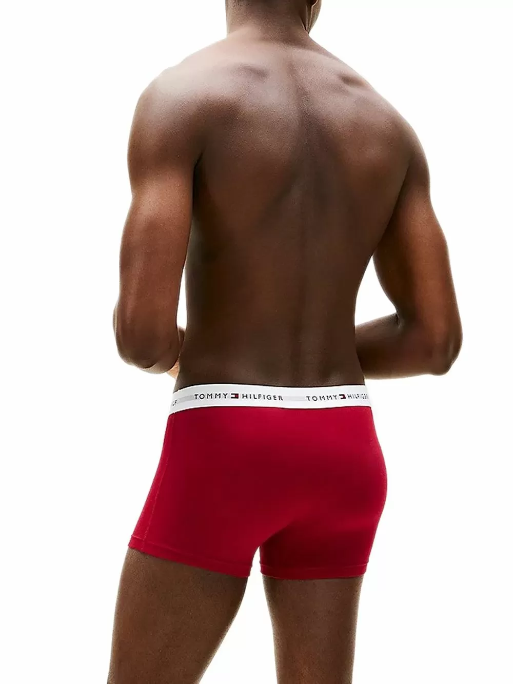 TOMMY HILFIGER Signature Repeat Logo Boxer - Ελαστικό Βαμβάκι - Πακέτο με 3