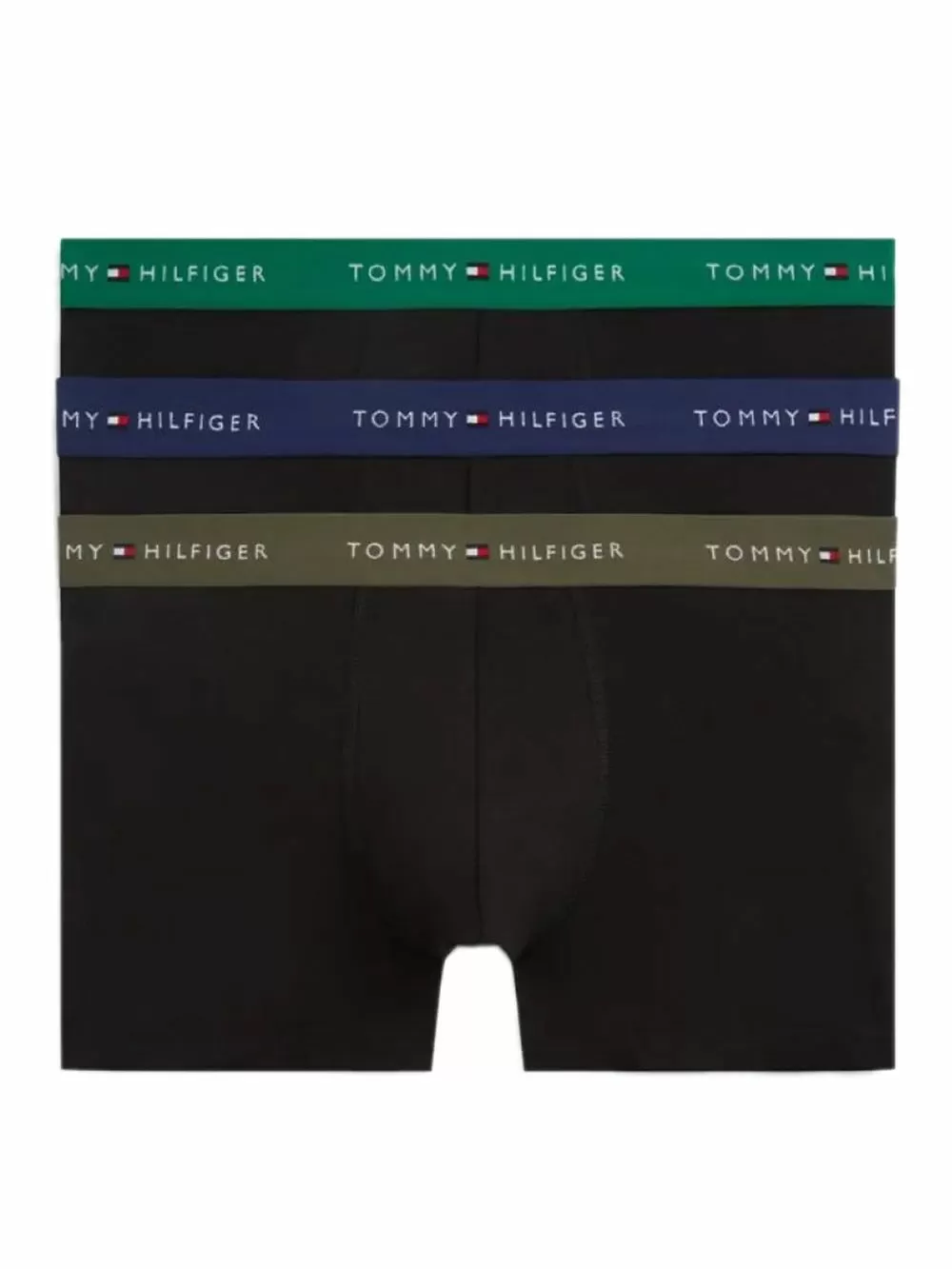 TOMMY HILFIGER Signature Repeat Logo Boxer - Ελαστικό Βαμβάκι - Πακέτο με 3
