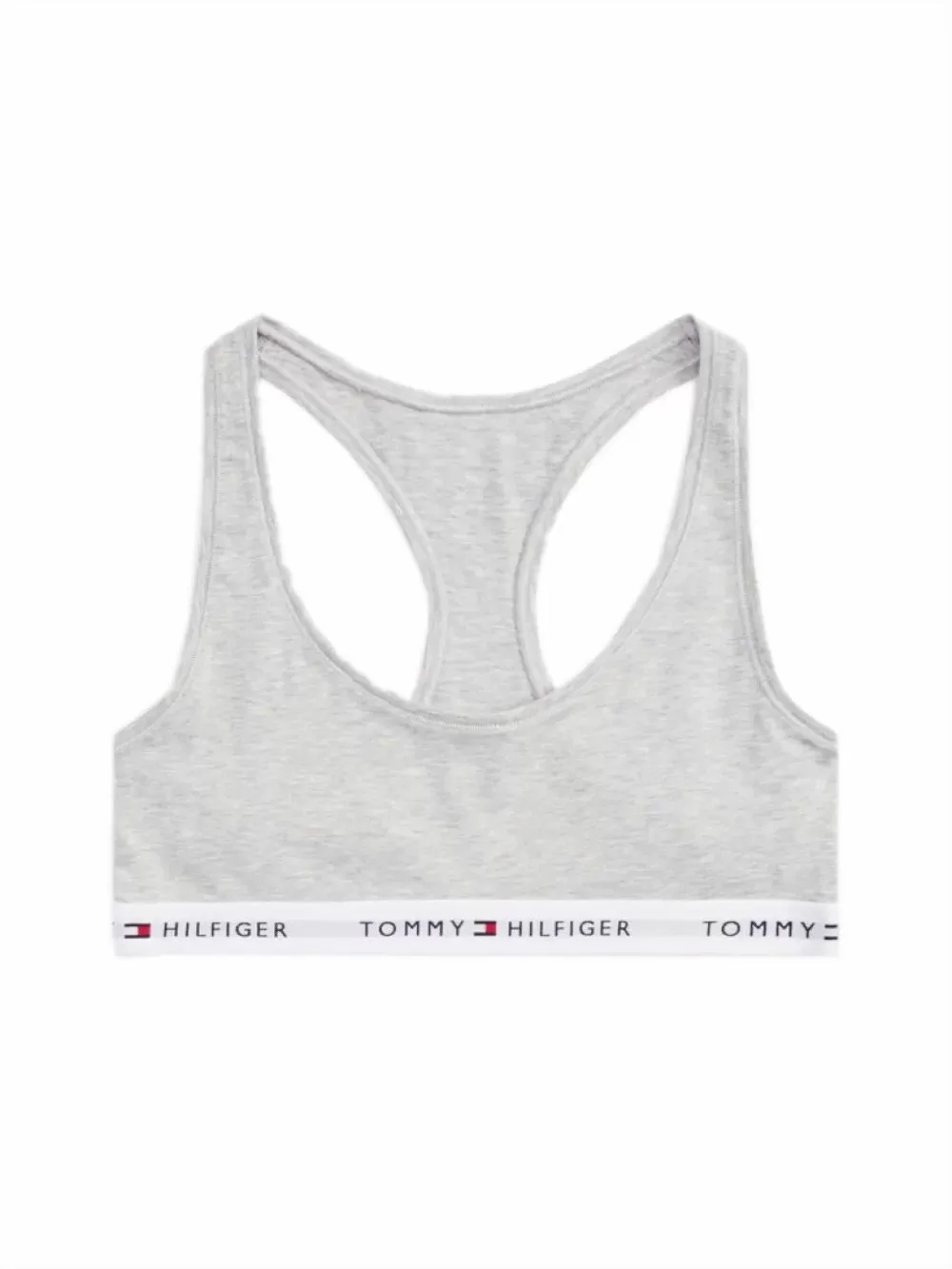 TOMMY HILFIGER Bralette Μπουστάκι - Οργανικό Βαμβάκι & Modal - Γκρι