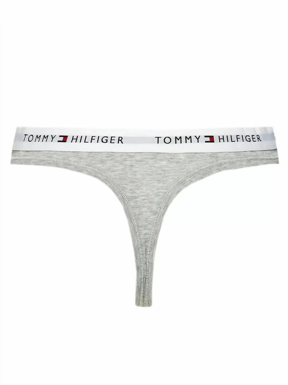 TOMMY HILFIGER Γυναικείο String Icon Logo Γκρι - Οργανικό Βαμβάκι & Modal