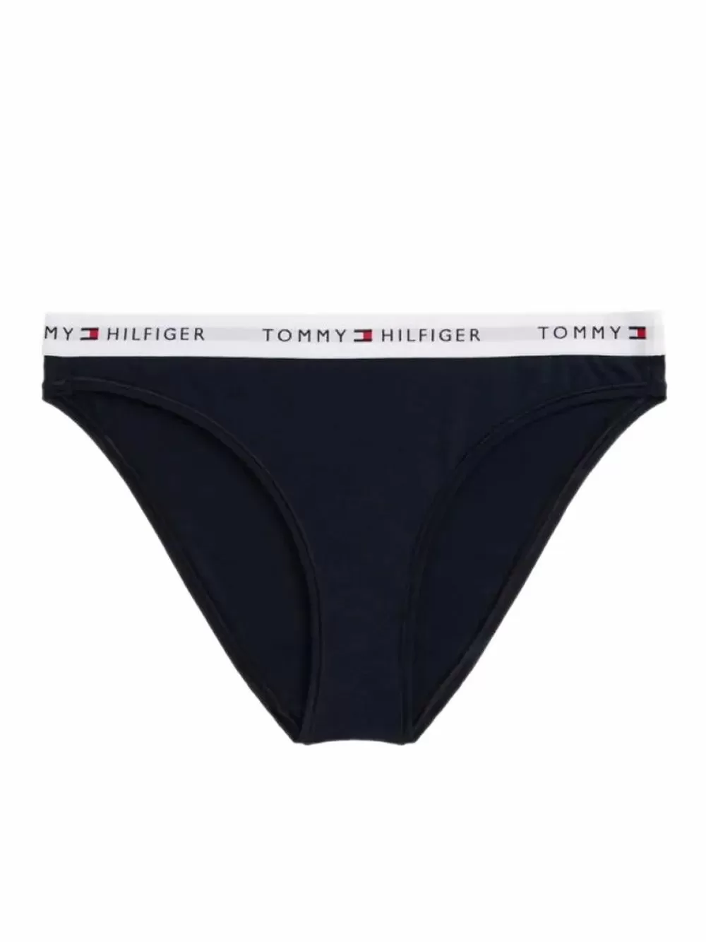 TOMMY HILFIGER Γυναικείο Slip Κανονικό Icon Logo Μαύρο- Οργανικό Βαμβάκι & Modal