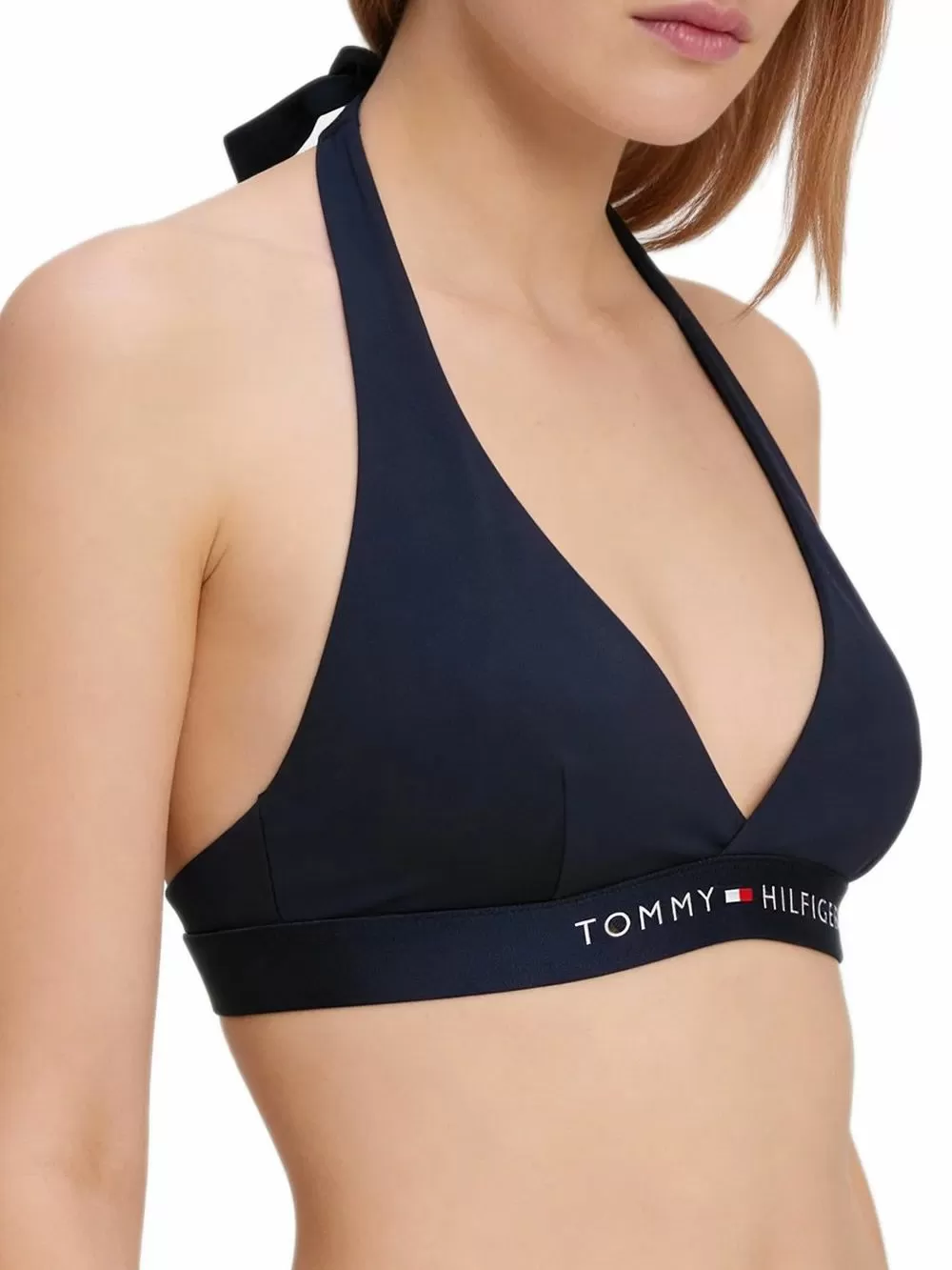 Μαγιό TOMMY HILFIGER Μπικίνι Τρίγωνο Halter - Αφαιρούμενη Ενίσχυση