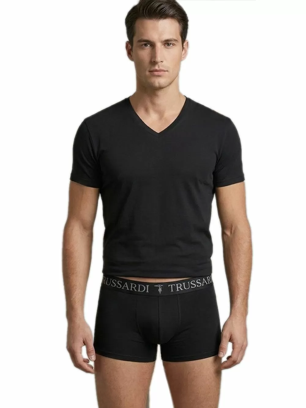 TRUSSARDI Boxer - Ελαστικό Βαμβάκι - Οικονομική Συσκευασία 4 Τεμαχίων
