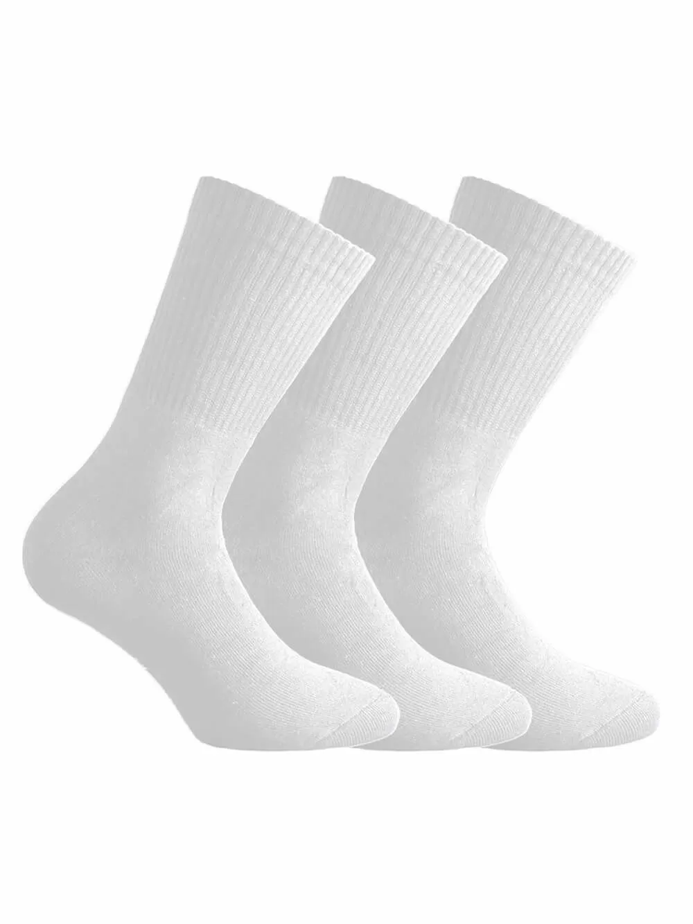 WALK Ανδρική Βαμβακερή Αθλητική Κάλτσα - 3 Τεμάχια