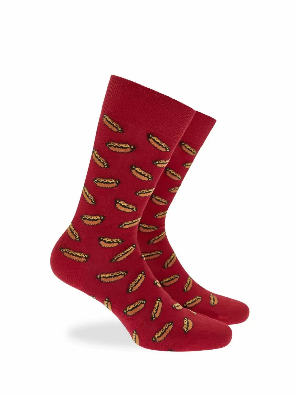 WALK Ανδρική Κάλτσα Hot Dog - Ελαστικό Βαμβάκι 