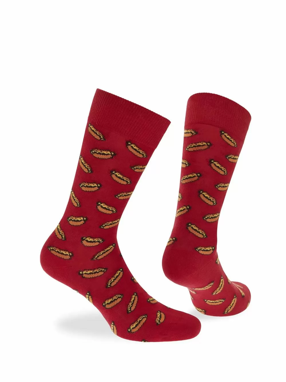 WALK Ανδρική Κάλτσα Hot Dog - Ελαστικό Βαμβάκι 