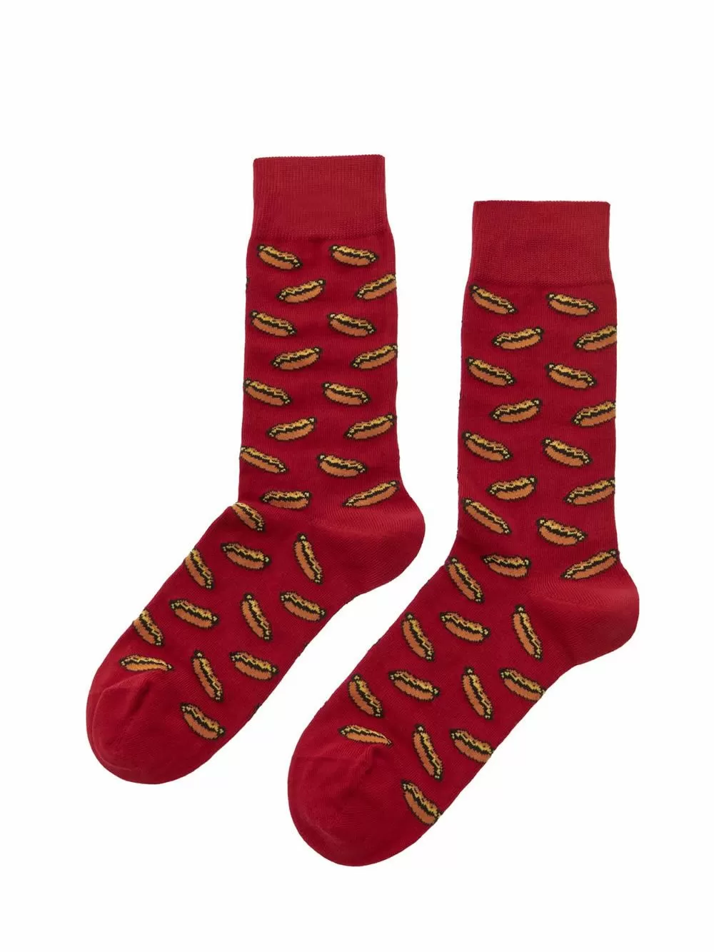 WALK Ανδρική Κάλτσα Hot Dog - Ελαστικό Βαμβάκι 