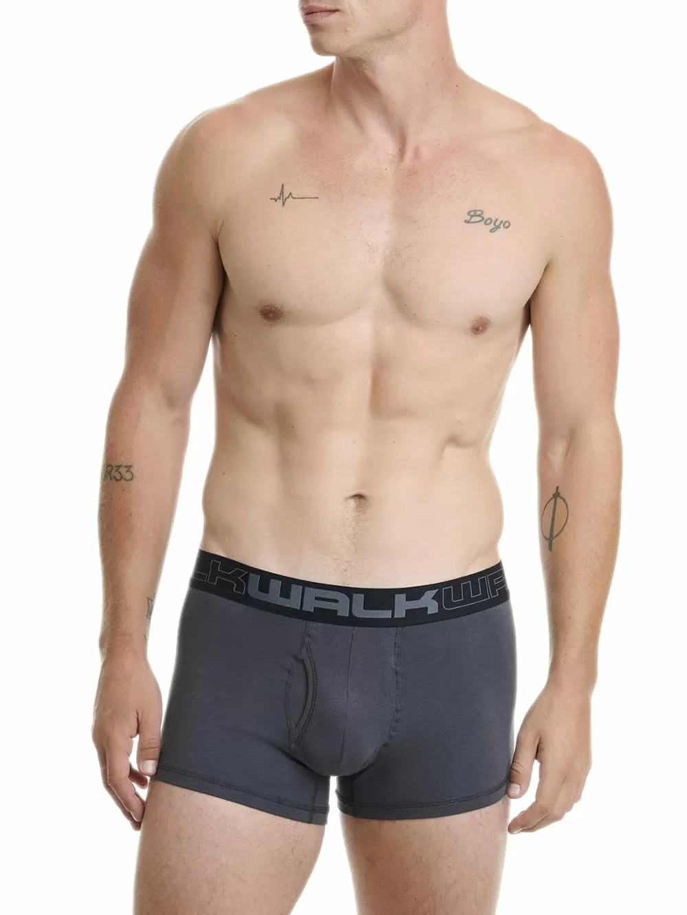 WALK Ανδρικά Μποξεράκια από Ανθκετικό Βαμβάκι - Πακέτο με 2 