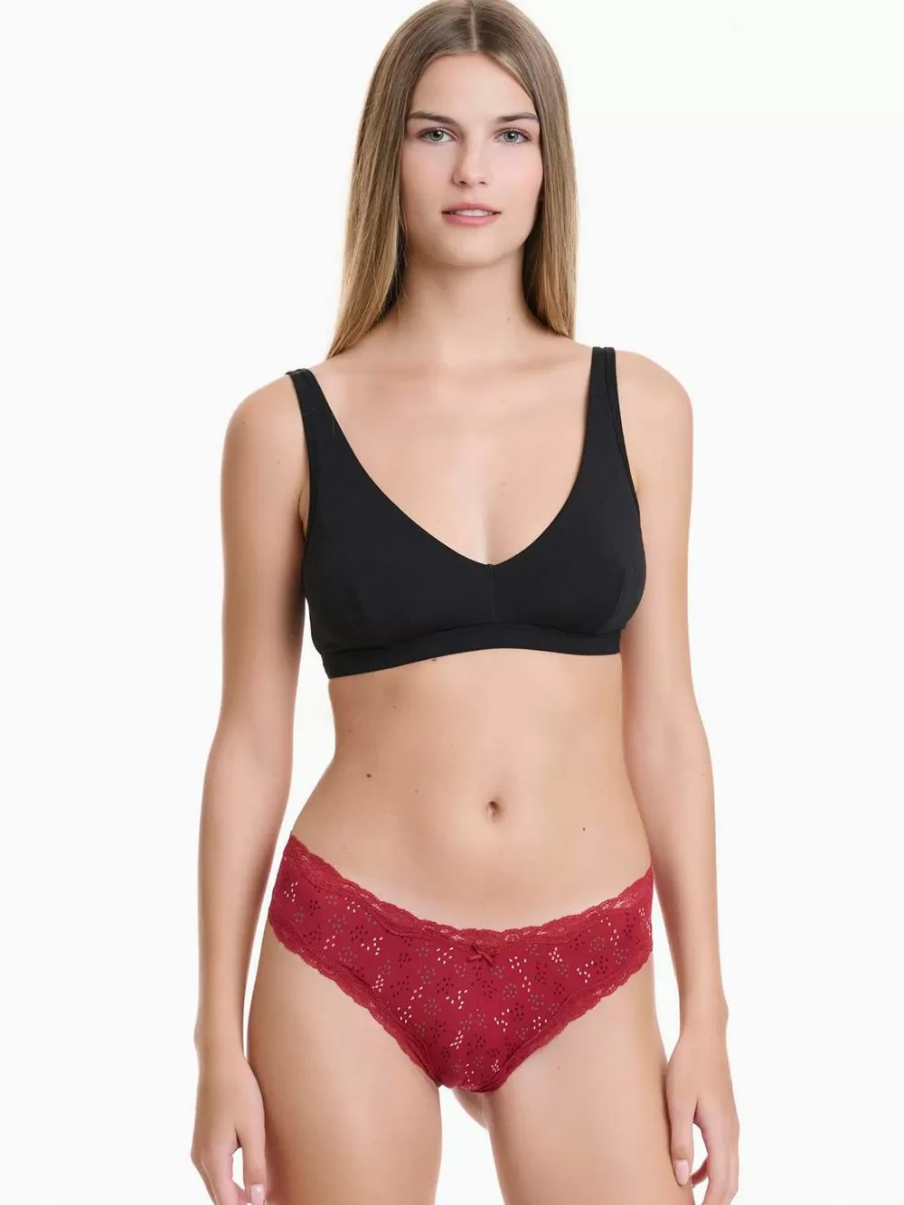 WALK Γυναικείο Brazilian Boxer 78 - Πολύ Απαλό Eco Bamboo - Πακέτο με 2