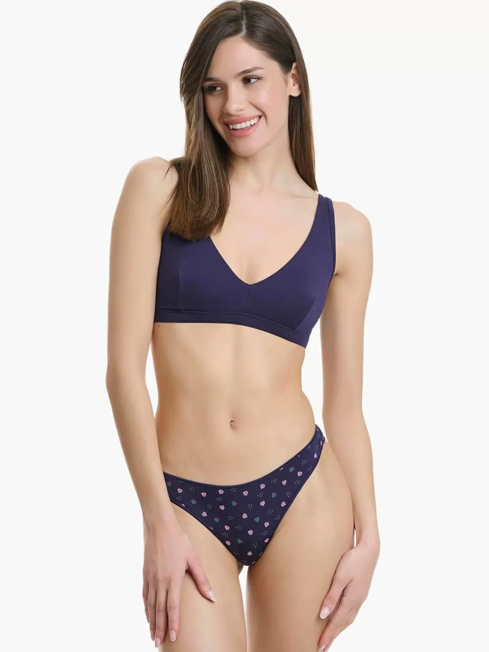 WALK Brazilian Slip 35 - Πολύ Απαλό Bamboo - Χωρίς Ραφές Πίσω - Πακέτο με 2