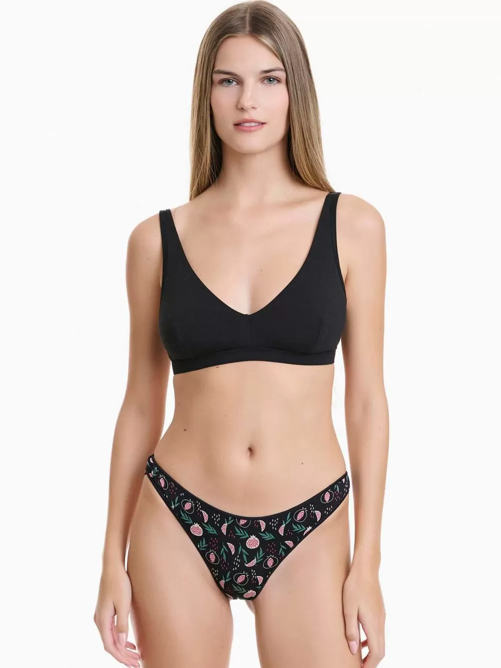 WALK Brazilian Slip 41 - Πολύ Απαλό Bamboo - Χωρίς Ραφές Πίσω - Πακέτο με 2