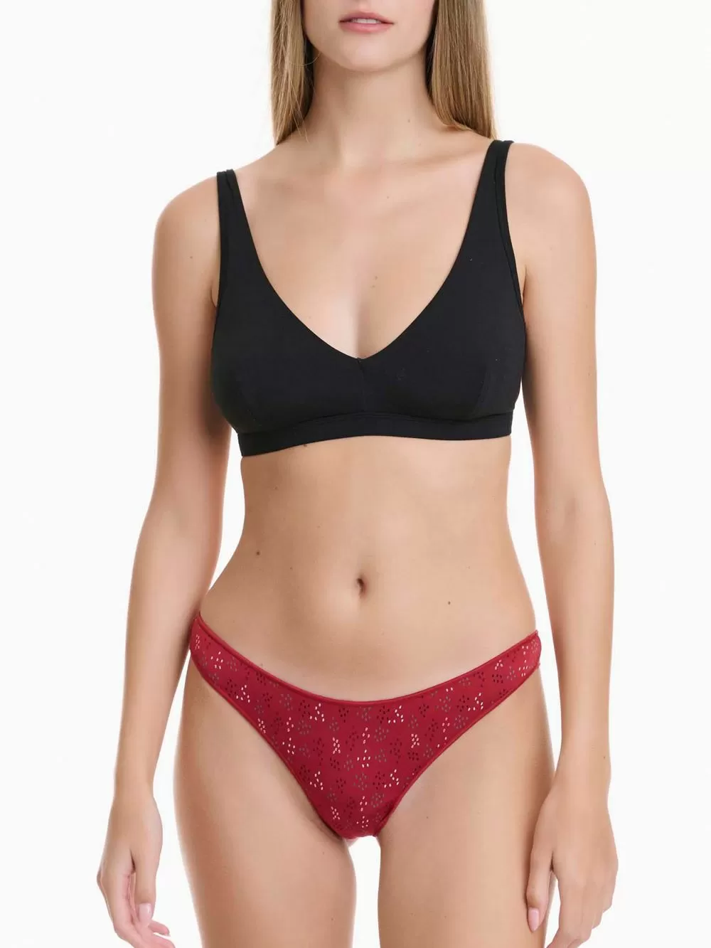 WALK Brazilian Slip 41 - Πολύ Απαλό Bamboo - Χωρίς Ραφές Πίσω - Πακέτο με 2