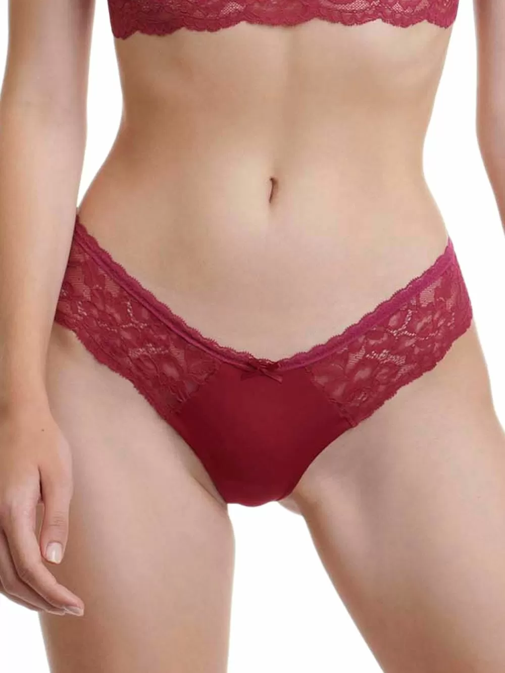 WALK Γυναικείο Brazilian String - Αόρατες Ραφές - Floral Δαντέλα