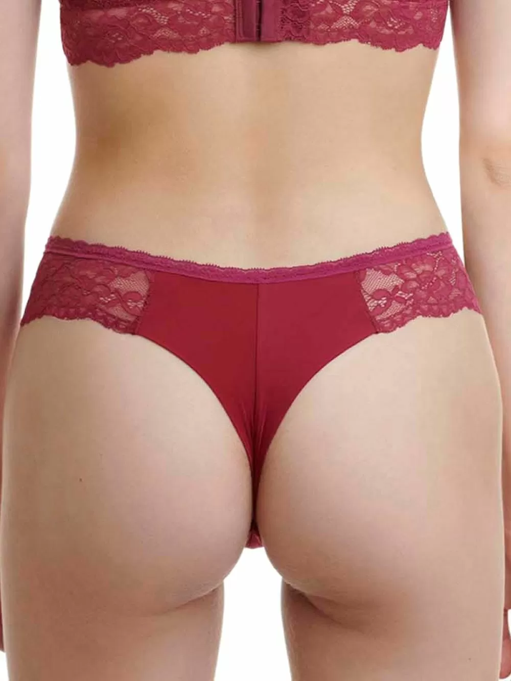 WALK Γυναικείο Brazilian String - Αόρατες Ραφές - Floral Δαντέλα