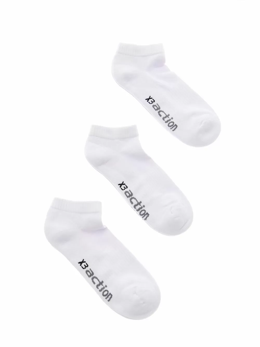 WALK Ανδρική Αθλητική Βαμβακερή Κάλτσα Κοφτή - 3 Τεμάχια