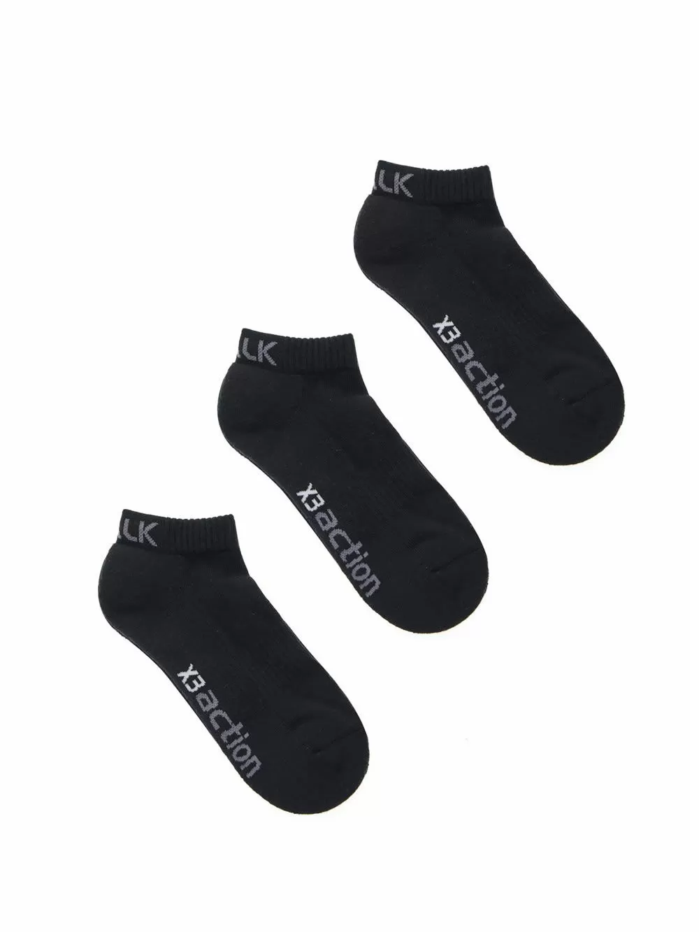 WALK Γυναικεία Αθλητική Βαμβακερή Κάλτσα - 3 Τεμάχια