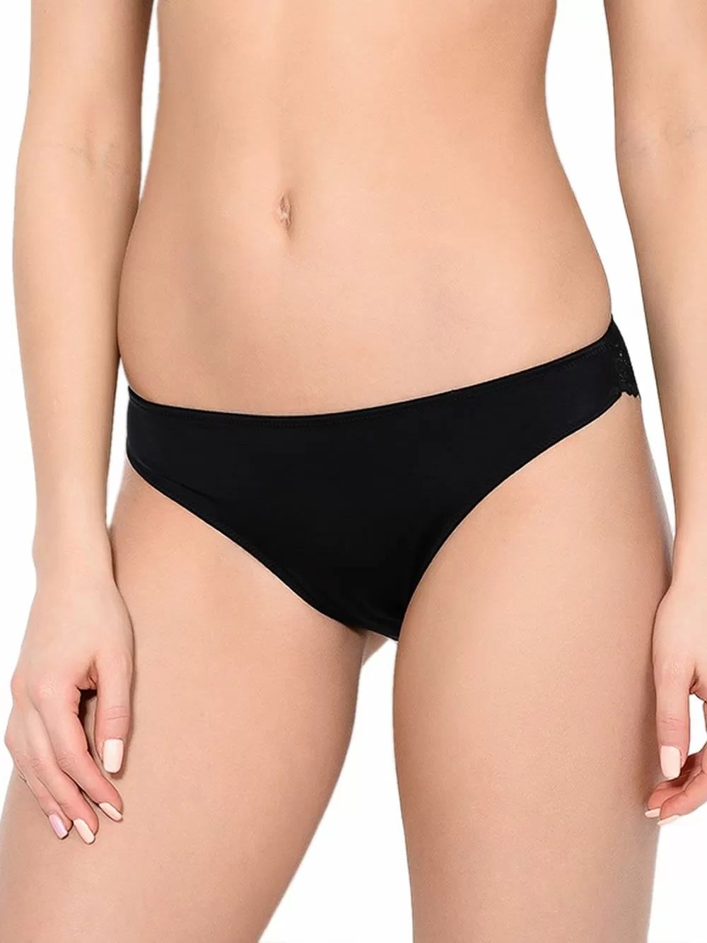 Wonderbra Slip Πολυτελείας Κανονικό - Σατινέ Ύφασμα & Δαντέλα