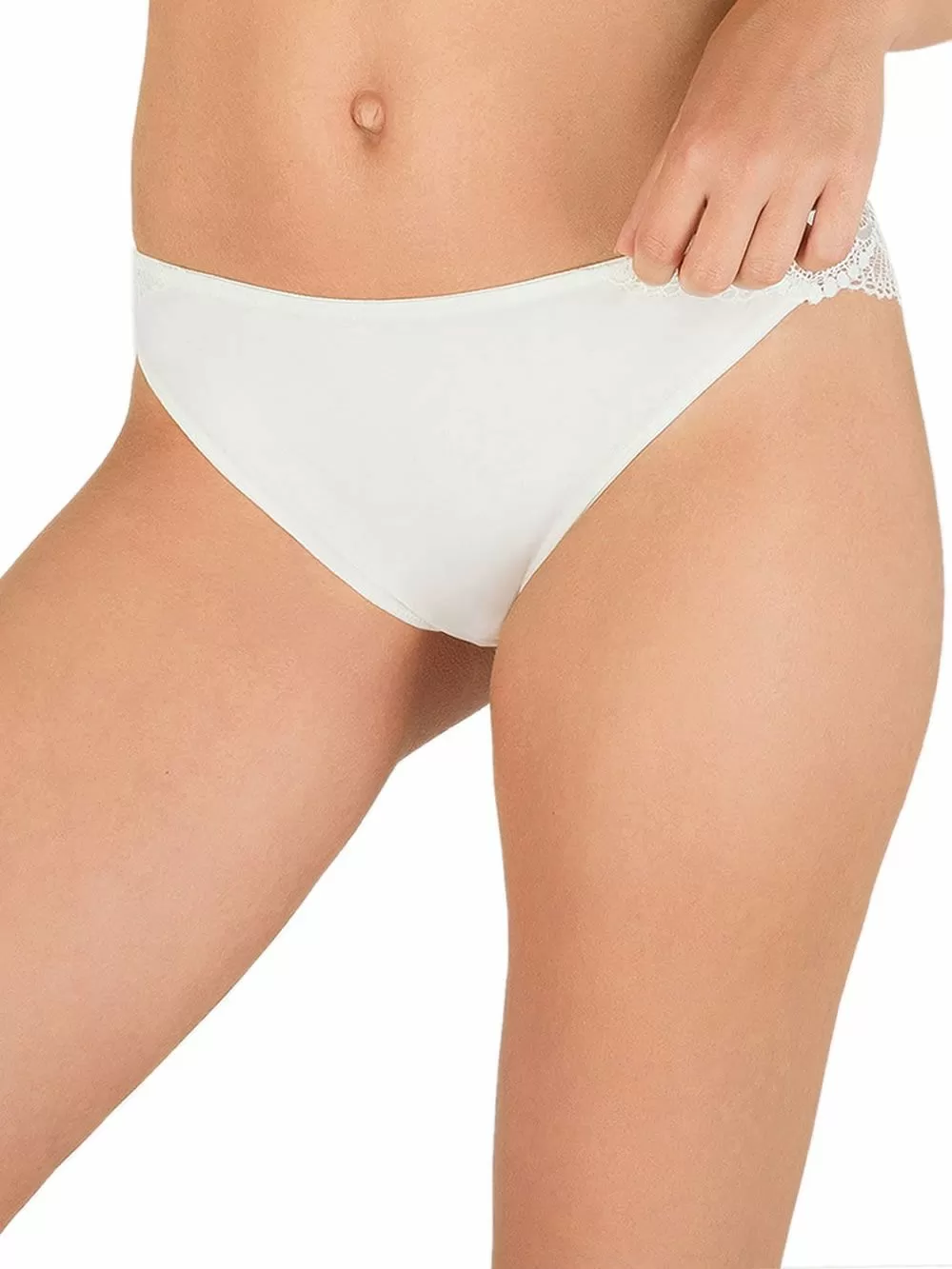 Wonderbra Slip Πολυτελείας Κανονικό - Σατινέ Ύφασμα & Δαντέλα