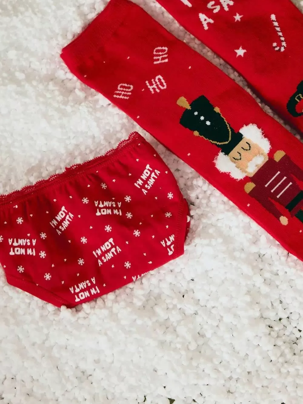 YSABEL MORA Slip Κανονικό X-mas - Ελαστικό Βαμβάκι 