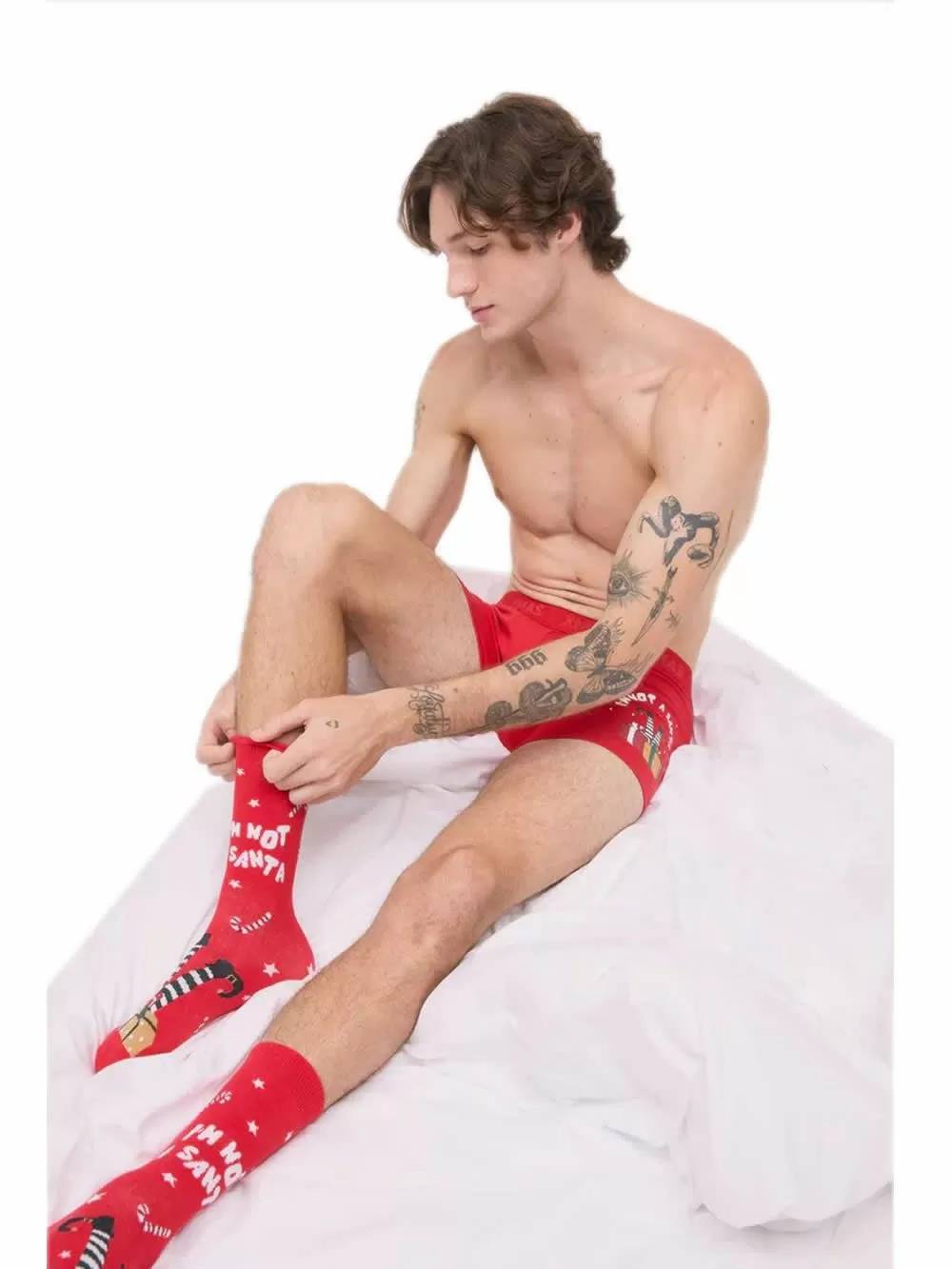 YSABEL MORA Gift Box X-mas - Σετ Ανδρικό Boxer & Κάλτσα