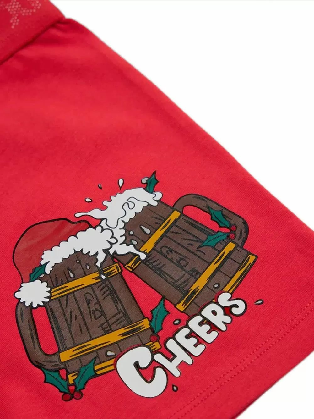 YSABEL MORA Ανδρικό Boxer X-mas Cheers - Ελαστικό Βαμβάκι