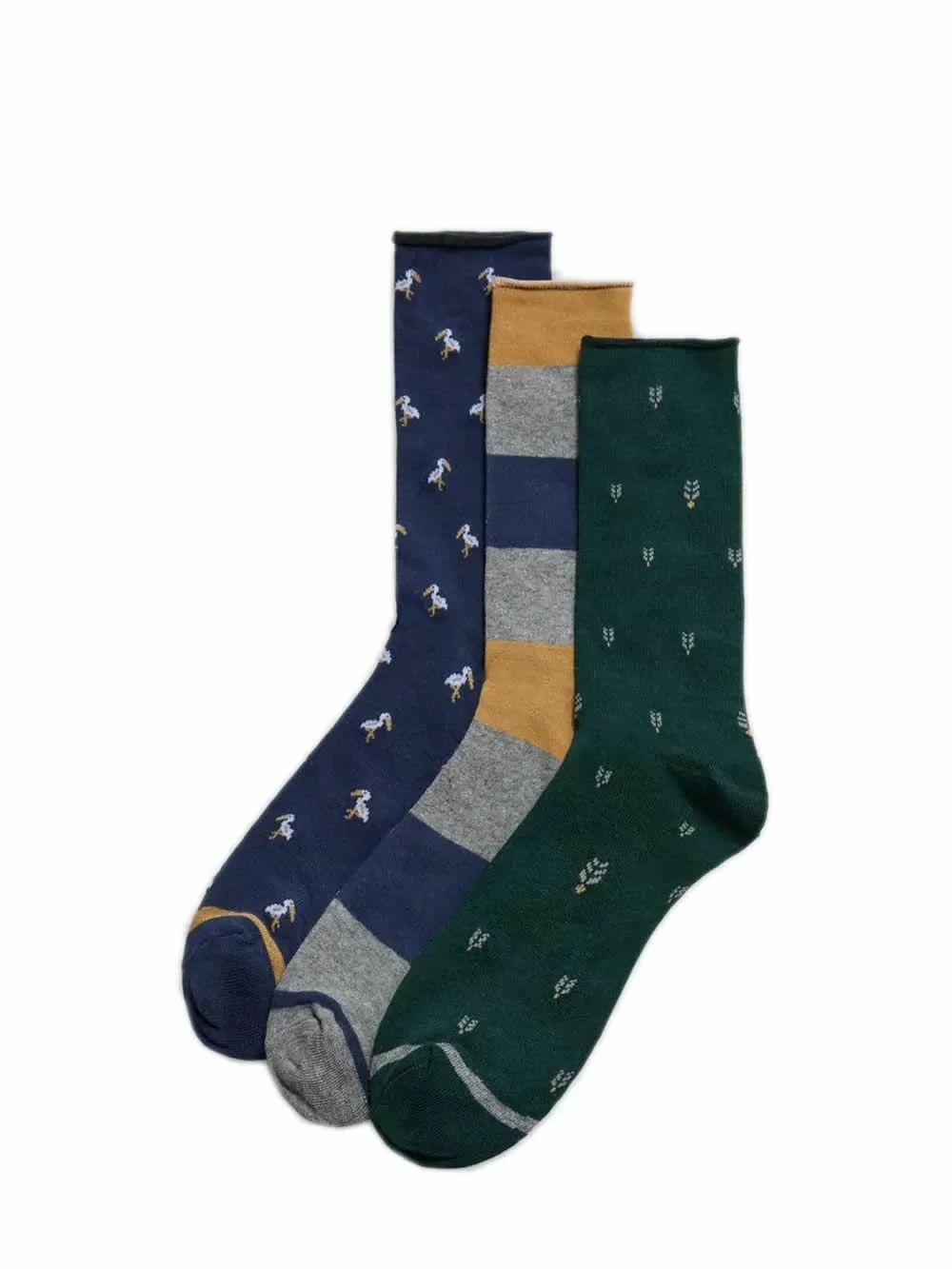 YSABEL MORA Ανδρική Κάλτσα - Ελαστικό Βαμβάκι - 3 Ζευγάρια